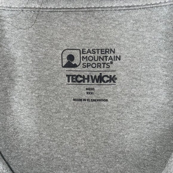 EMS Eastern Mountain Sports Techwick Gray 1/4 Zip Performance Pullover Mens XXXL - Picture 2 of 9